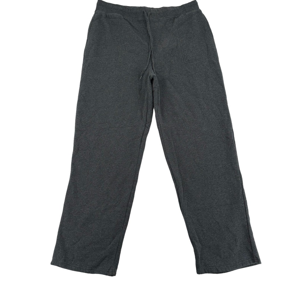 Covington  Gray Sweatpants Joggers Fleece Lined Comfort Lounge Relaxed Women XL